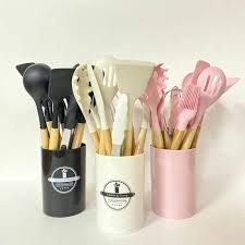 SoftCook - Set utensilios de cocina en silicona - 12 piezas