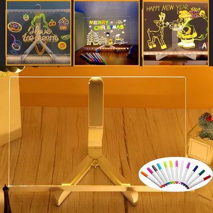 GlowBoard - Tu Pizarra Acrílica LED para Crear y Brillar