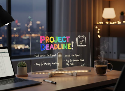 GlowBoard - Tu Pizarra Acrílica LED para Crear y Brillar